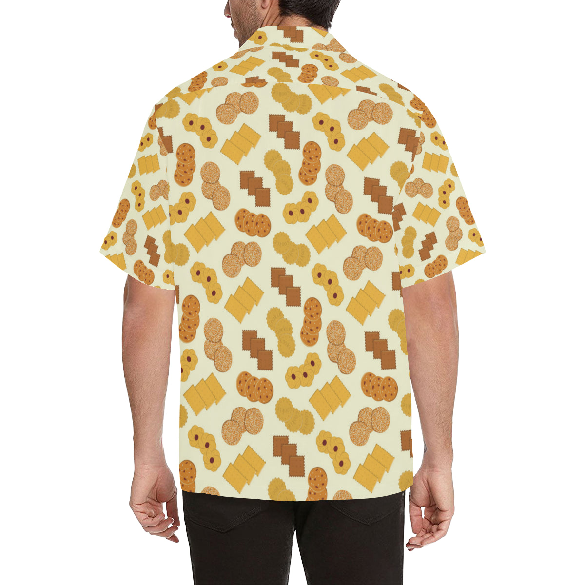 Cookie Pattern Print Design 06 Men's Hawaiian Shirt