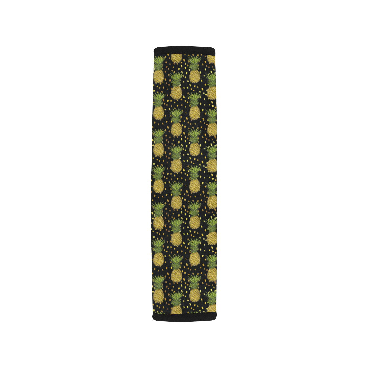 Pineapple Gold Dot Themed Print Car Seat Belt Cover