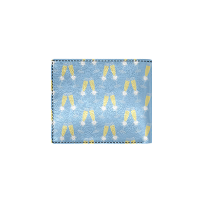 Champagne Pattern Print Design 06 Men's ID Card Wallet
