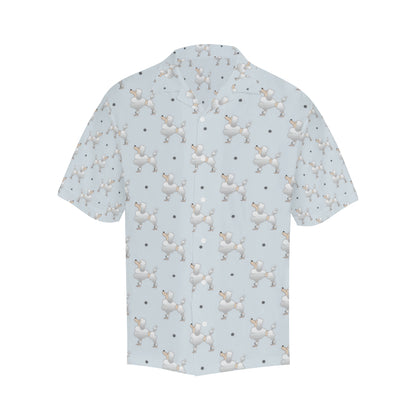 Poodle Pattern Print Design A05 Men's Hawaiian Shirt