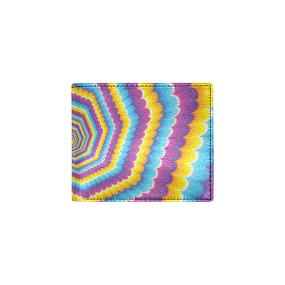 Optical illusion Pattern Print Design A04 Men's ID Card Wallet