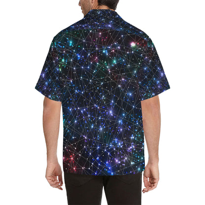 Cosmic Pattern Print Design 01 Men's Hawaiian Shirt