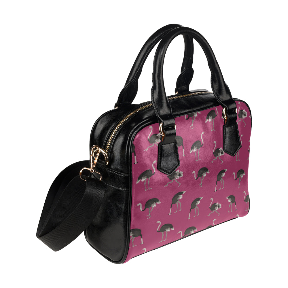 Emu Pattern Print Design 02 Shoulder Handbag