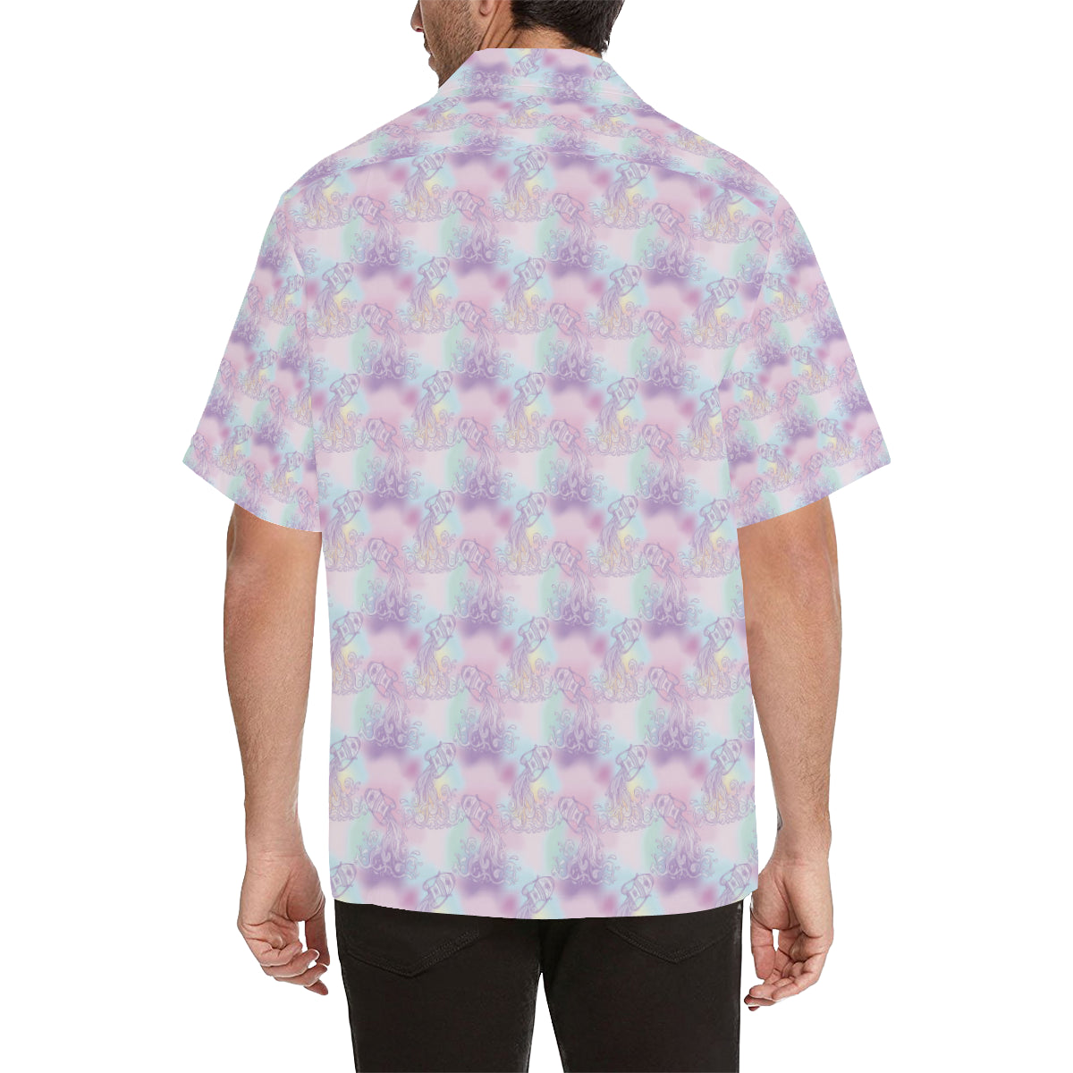Aquarius Zodiac Pattern Print Design 01 Men's Hawaiian Shirt