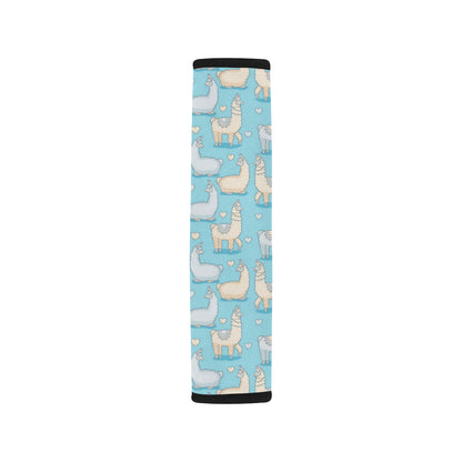 Alpaca Pattern Print Design 06 Car Seat Belt Cover
