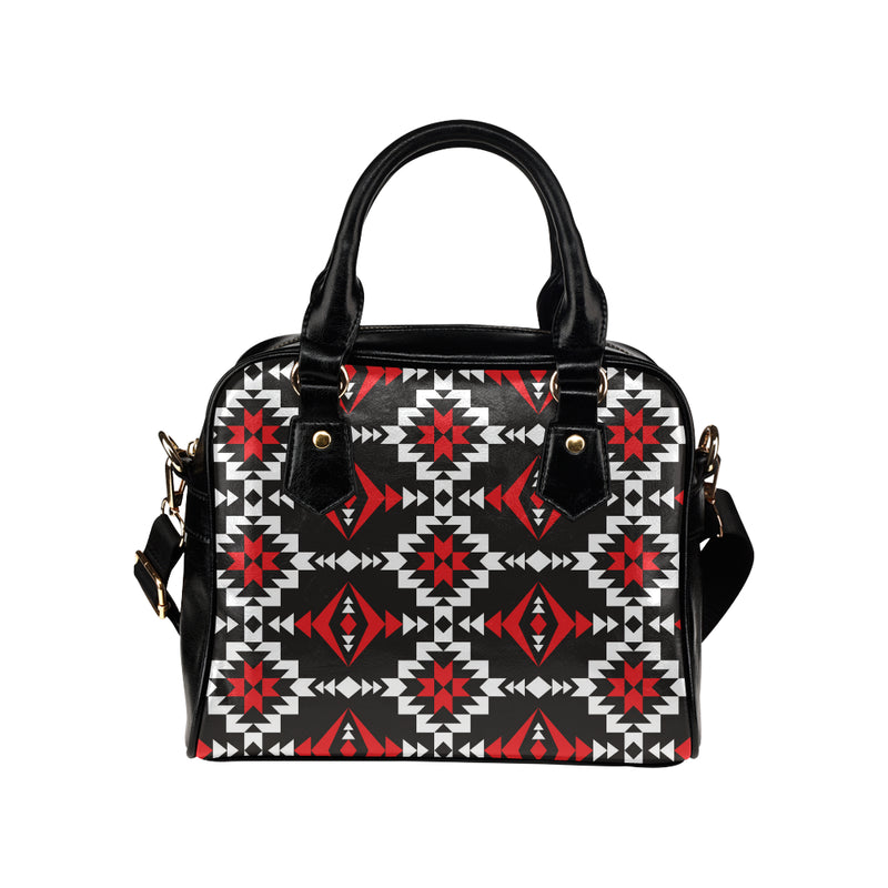 Navajo Pattern Print Design A02 Shoulder Handbag