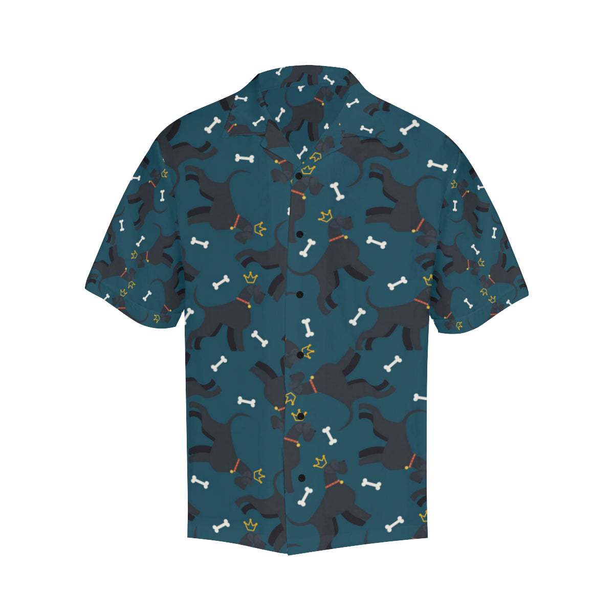 Schnauzers Pattern Print Design A04 Men's Hawaiian Shirt