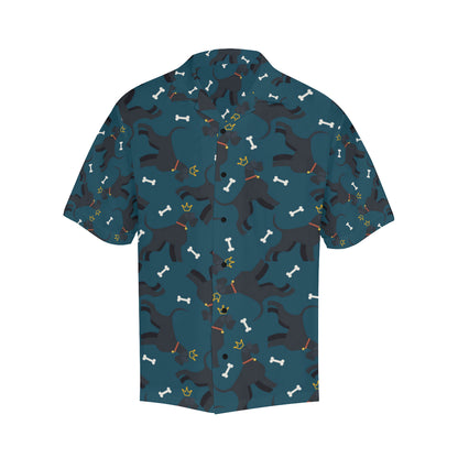 Schnauzers Pattern Print Design A04 Men's Hawaiian Shirt