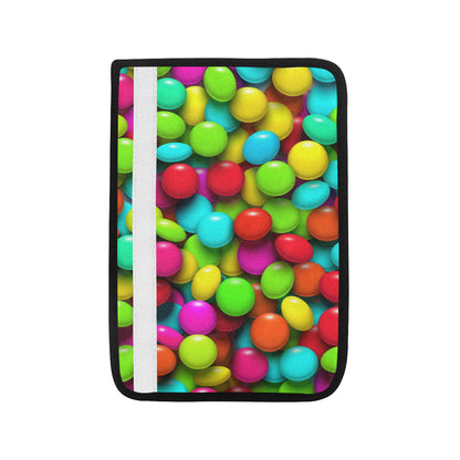 Candy Pattern Print Design CA03 Car Seat Belt Cover