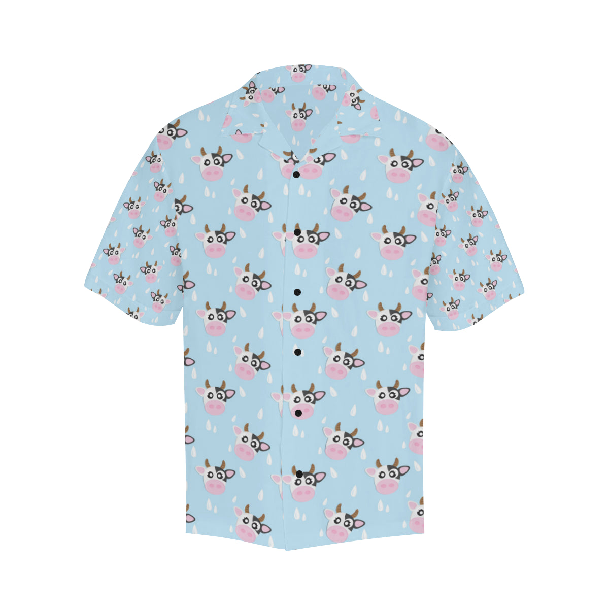 Cow Pattern Print Design 07 Men's Hawaiian Shirt