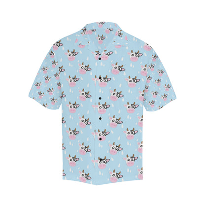 Cow Pattern Print Design 07 Men's Hawaiian Shirt