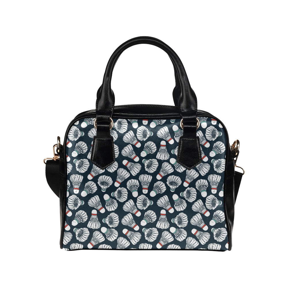 Badminton Ball Pattern Print Design 01 Shoulder Handbag