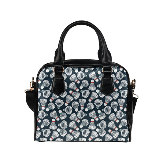 Badminton Ball Pattern Print Design 01 Shoulder Handbag