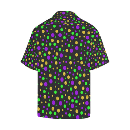 Mardi Gras Pattern Print Design 07 Men's Hawaiian Shirt