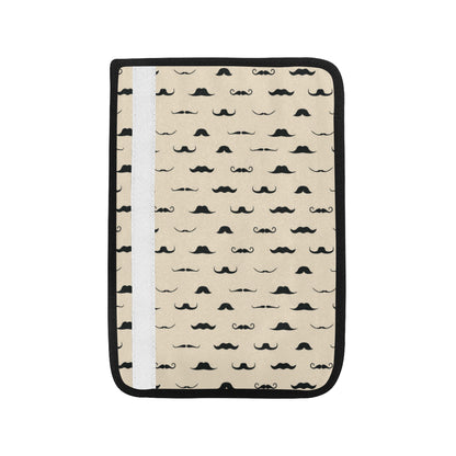 Mustache Pattern Print Design A03 Car Seat Belt Cover