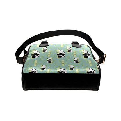Panda Pattern Print Design A03 Shoulder Handbag
