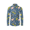 Monarch Butterfly Pattern Print Design 02 Men's Long Sleeve Shirt