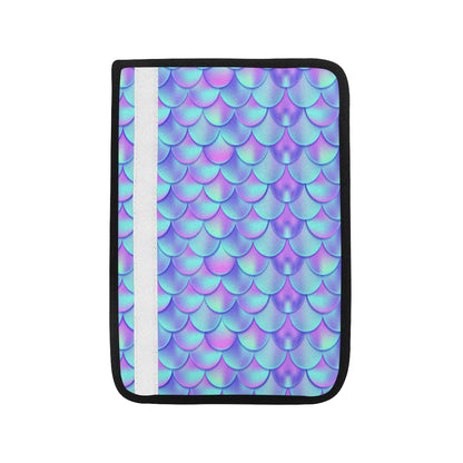 Mermaid Tail Design Print Pattern Car Seat Belt Cover