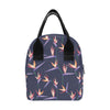 Bird Of Paradise Pattern Print Design BOP015 Insulated Lunch Bag