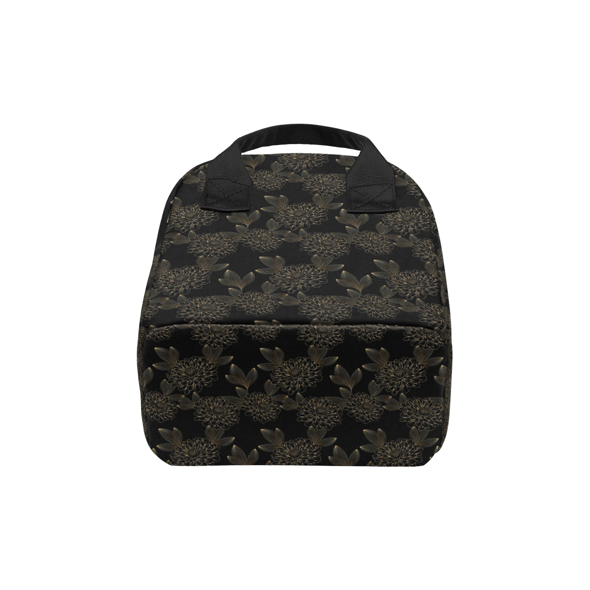 Dahlia Pattern Print Design DH04 Insulated Lunch Bag