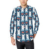 Alpaca Love Pattern Print Design 05 Men's Long Sleeve Shirt