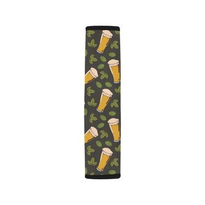 Beer Iris Pattern Print Design 02 Car Seat Belt Cover