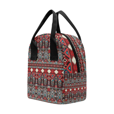 Tribal Aztec Indians native american Insulated Lunch Bag