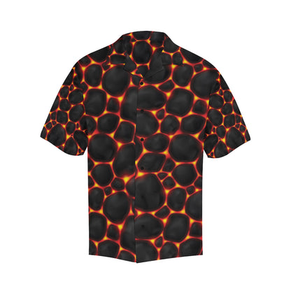 Lava Pattern Print Design 01 Men's Hawaiian Shirt