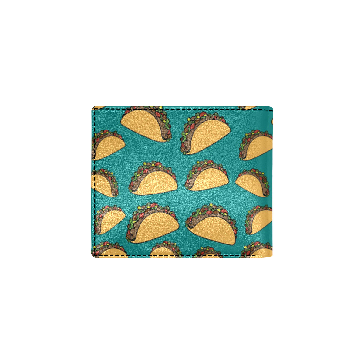 Taco Pattern Print Design TC07 Men's ID Card Wallet