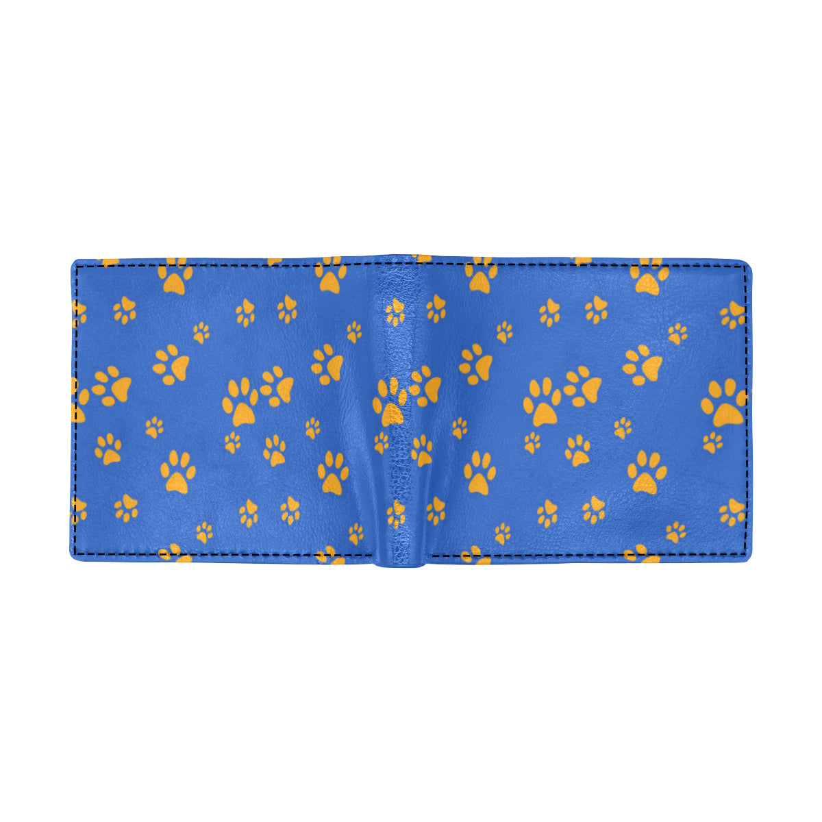 Paw Pattern Print Design A03 Men's ID Card Wallet