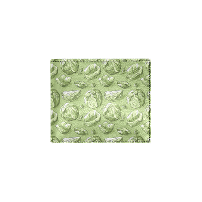 Brussels Sprouts Pattern Print Design 01 Men's ID Card Wallet