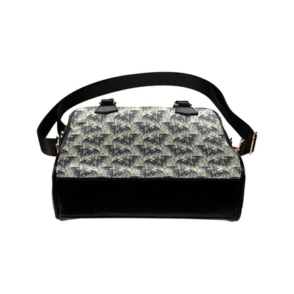Bat Tribal Pattern Print Design 06 Shoulder Handbag