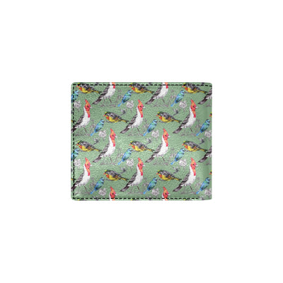 Birds Pattern Print Design 07 Men's ID Card Wallet