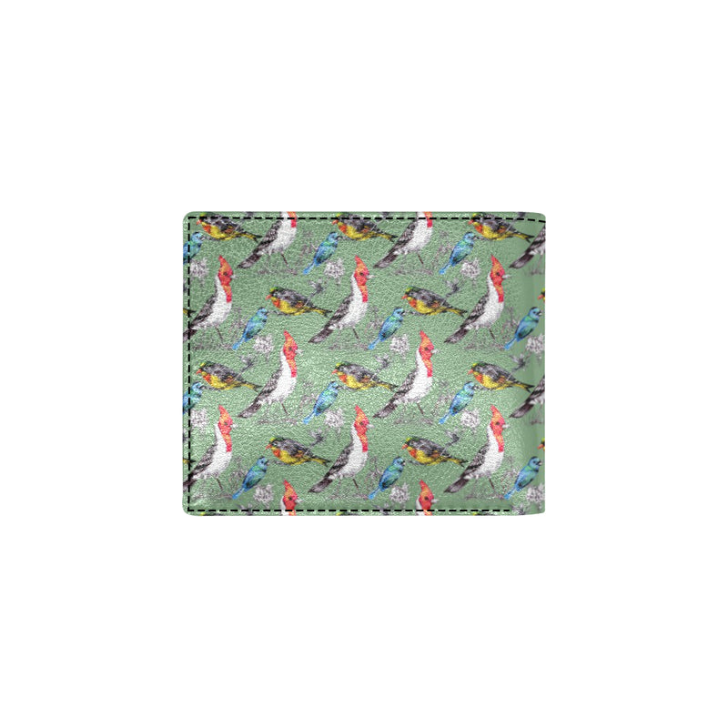 Birds Pattern Print Design 07 Men's ID Card Wallet