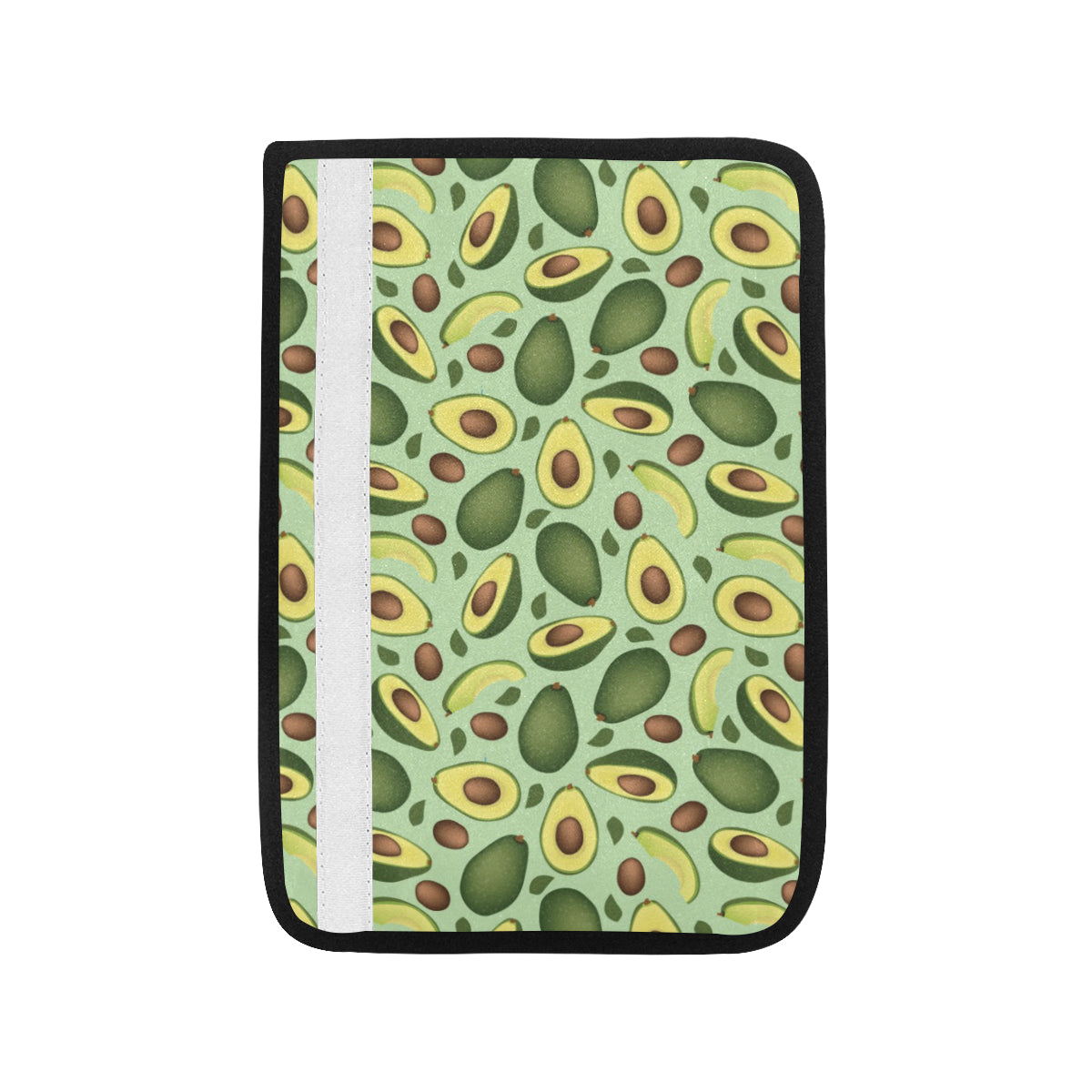 Avocado Pattern Print Design AC01 Car Seat Belt Cover