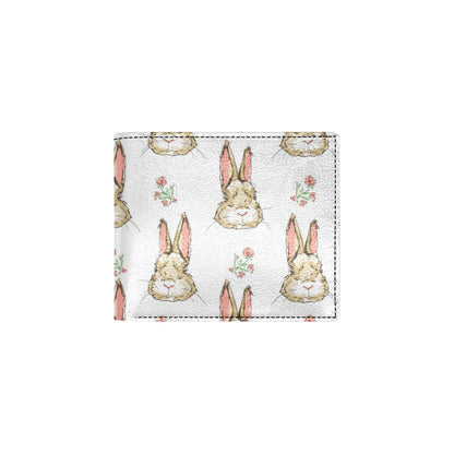 Rabbit Pattern Print Design RB09 Men's ID Card Wallet