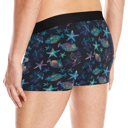 Starfish Pattern Print Design 01 Men's Boxer Briefs