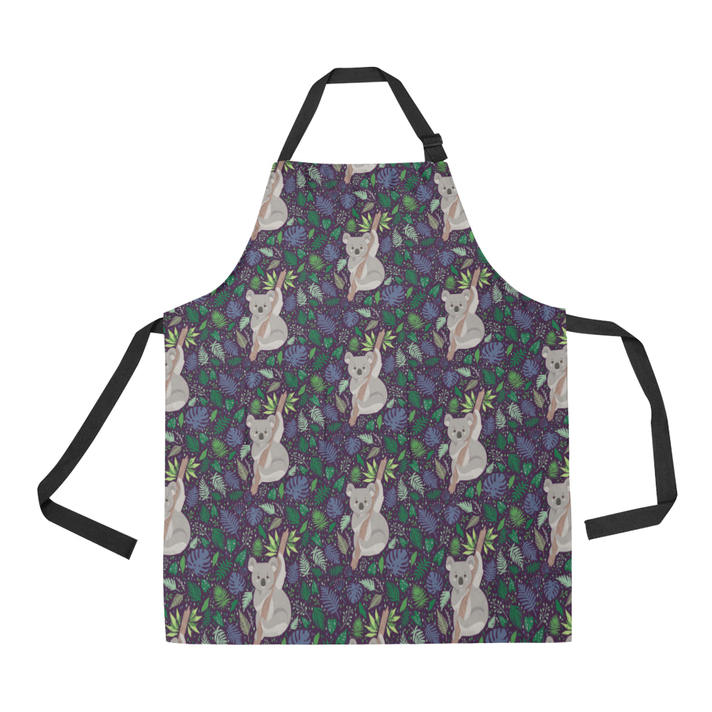 Koala Pattern Print Design 06 Apron with Pocket