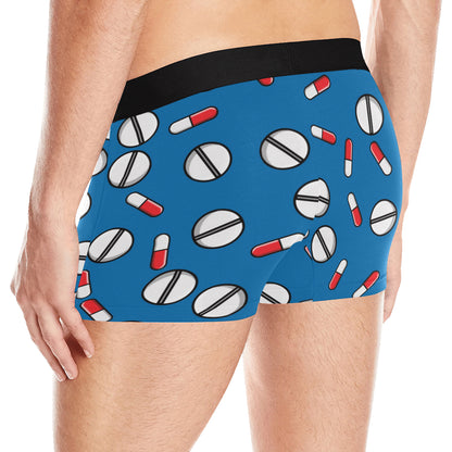 Pill Pattern Print Design A05 Men's Boxer Briefs