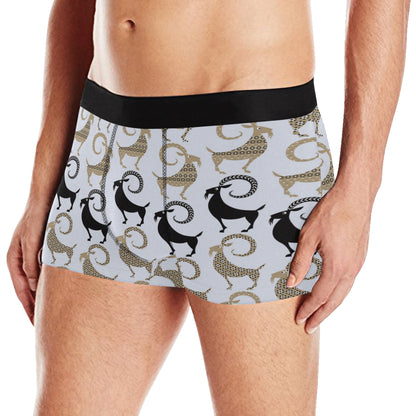 Goat Pattern Print Design 03 Men's Boxer Briefs