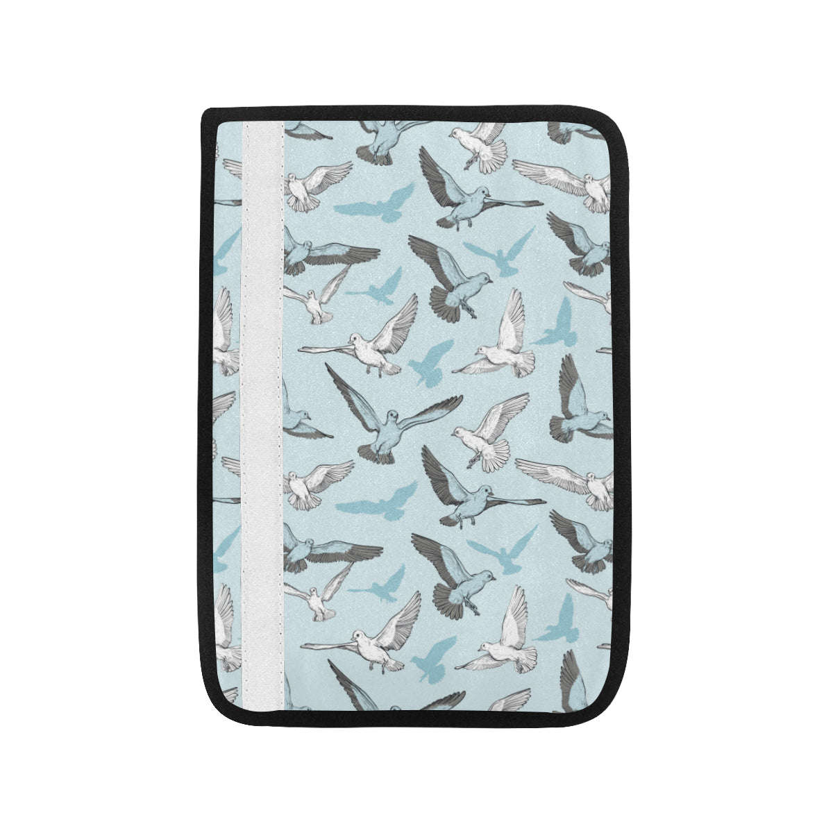 Pigeon Pattern Print Design 03 Car Seat Belt Cover