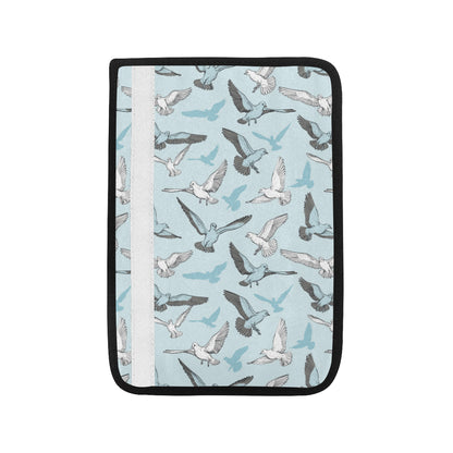 Pigeon Pattern Print Design 03 Car Seat Belt Cover
