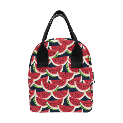 Watermelon Pattern Print Design WM011 Insulated Lunch Bag