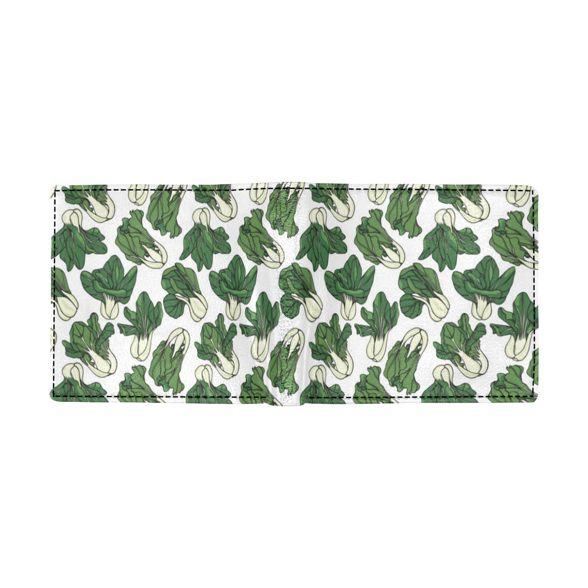 Bok Choy Pattern Print Design 02 Men's ID Card Wallet