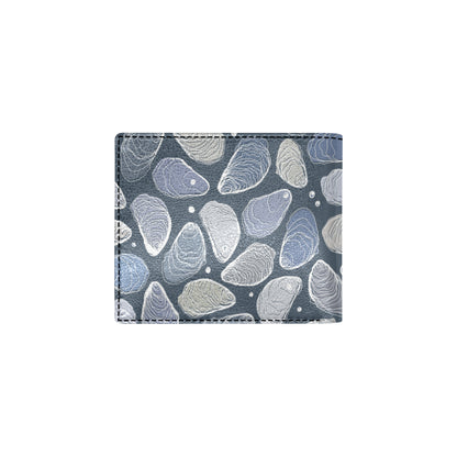 Oyster Pattern Print Design 02 Men's ID Card Wallet
