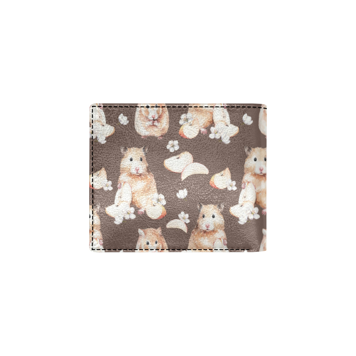 Hamster Pattern Print Design 03 Men's ID Card Wallet