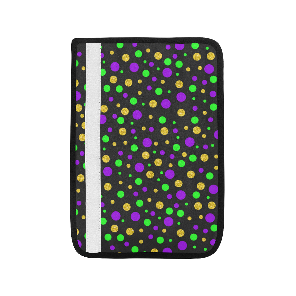 Mardi Gras Pattern Print Design 07 Car Seat Belt Cover