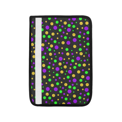 Mardi Gras Pattern Print Design 07 Car Seat Belt Cover