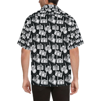 Camera Pattern Print Design 01 Men's Hawaiian Shirt