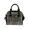 Marble Pattern Print Design 02 Shoulder Handbag